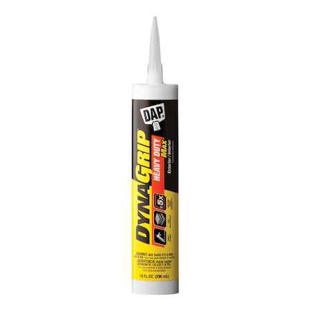 Dap Construction Adhesive, White, 9 fl oz, Cartridge 27511